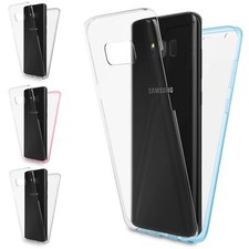 Custodia cellulare 360 gradi per Samsung Galaxy S8 Plus, full cover case bumper
