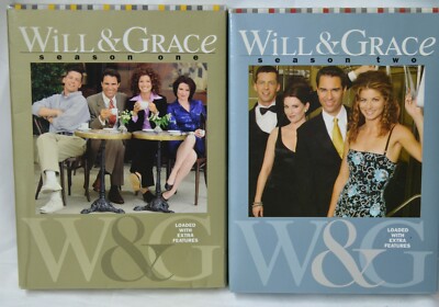 Will & Grace Season One and Two DVD Set Lot