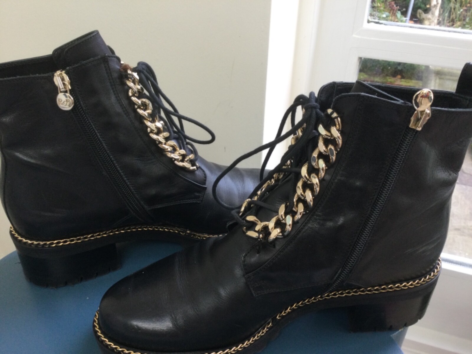 Russell and Bromley Black Designer Boots eBay