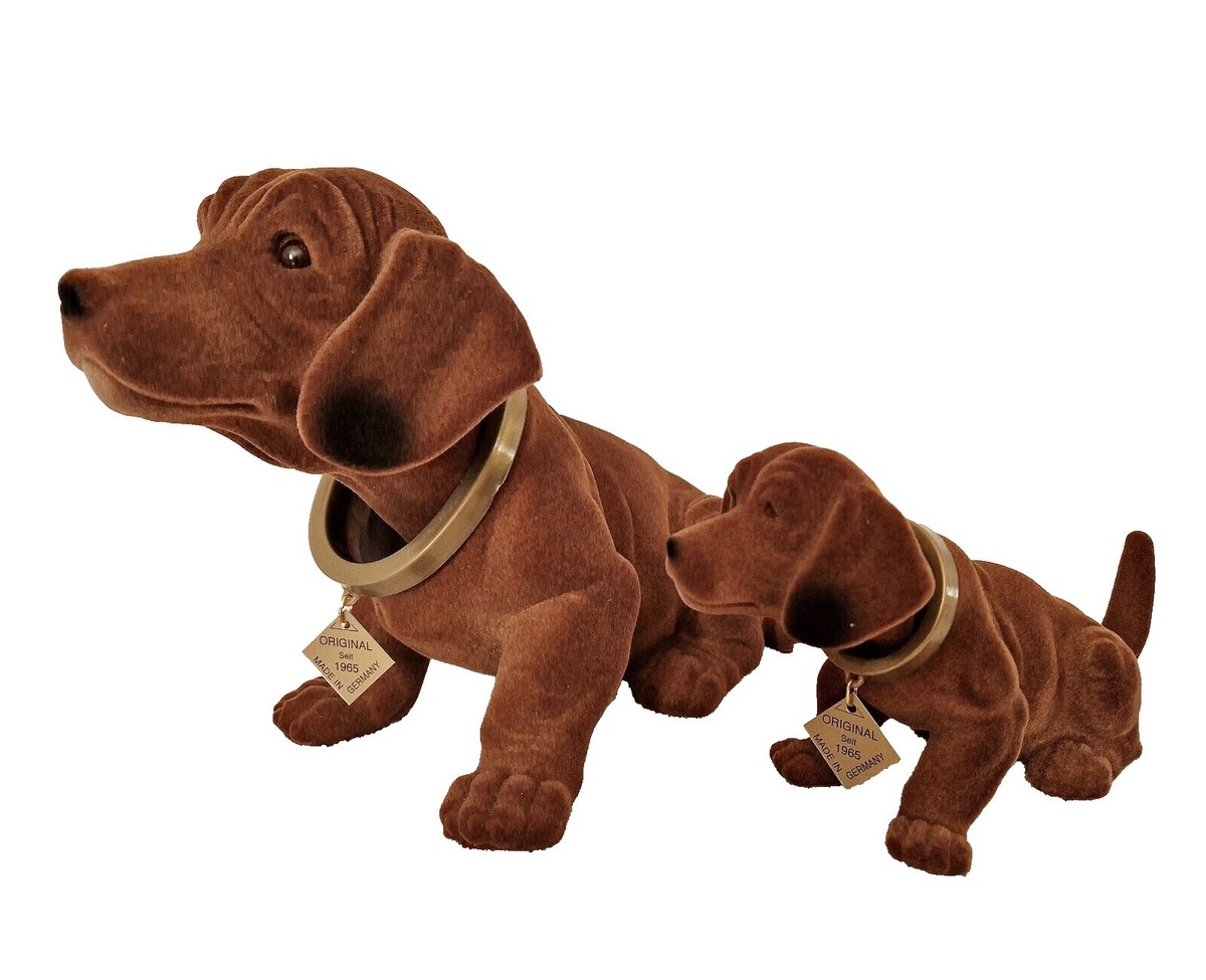 Original Rakso Wackeldackel – 29 Cm, Made In Germany, Kultfigur Mit Wackelkopf Für Auto & Deko