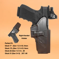 G17 Holster w/ Belt Clip Fits Glock 17 22 17L 31 G17 G31 Gen 1 5 Tactical OWB
