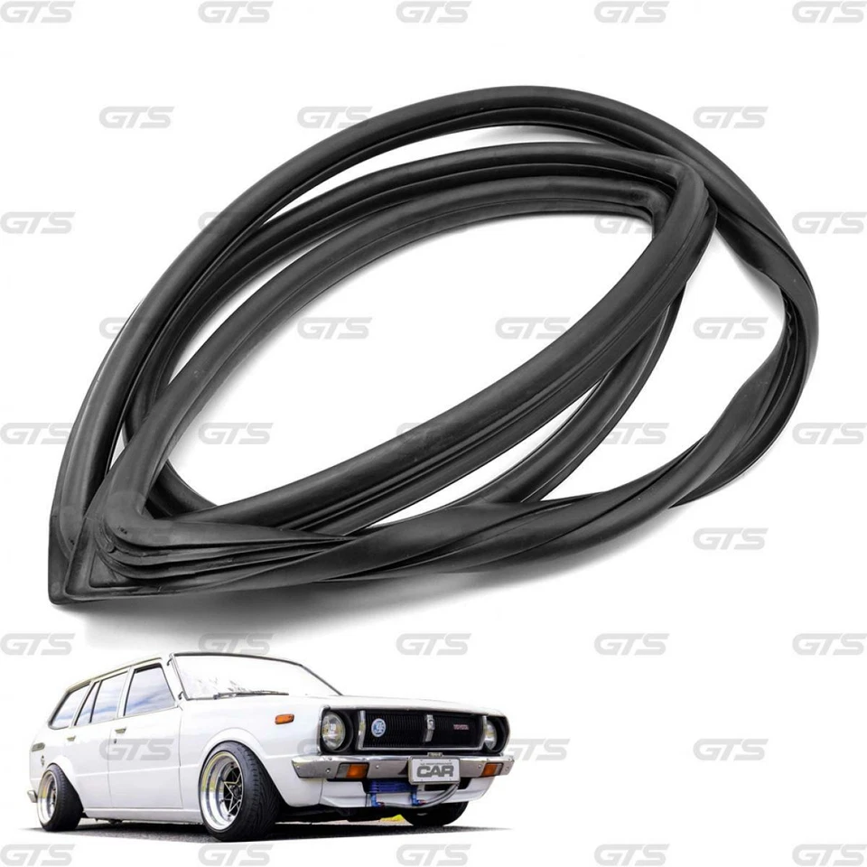 Sello de goma resistente al clima para parabrisas delantero Toyota Corolla KE30 36 1974 1979 Foto 3 de 4