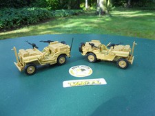 SOLID0 VEREM MILITAIRE (2) JEEP COMMANDO SAS COULEUR SABLE ARTICLES NEUFS