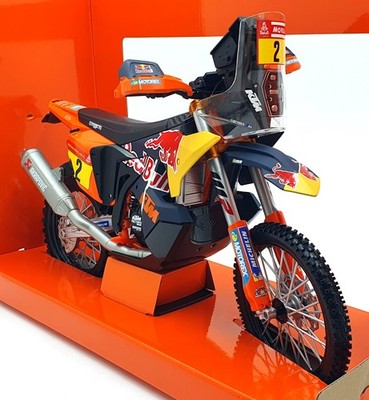 Maisto 1/6 Scale 32246 - KTM 450 Rally Motorbike #2 Dakar 2024 - Benavides/Price