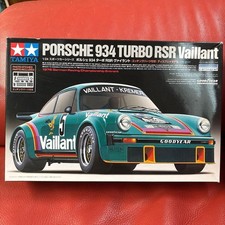 TAMIYA PORSCHE 934 TURBO RSR Vaillant 1/24 scale model kit, 1976 German Racing