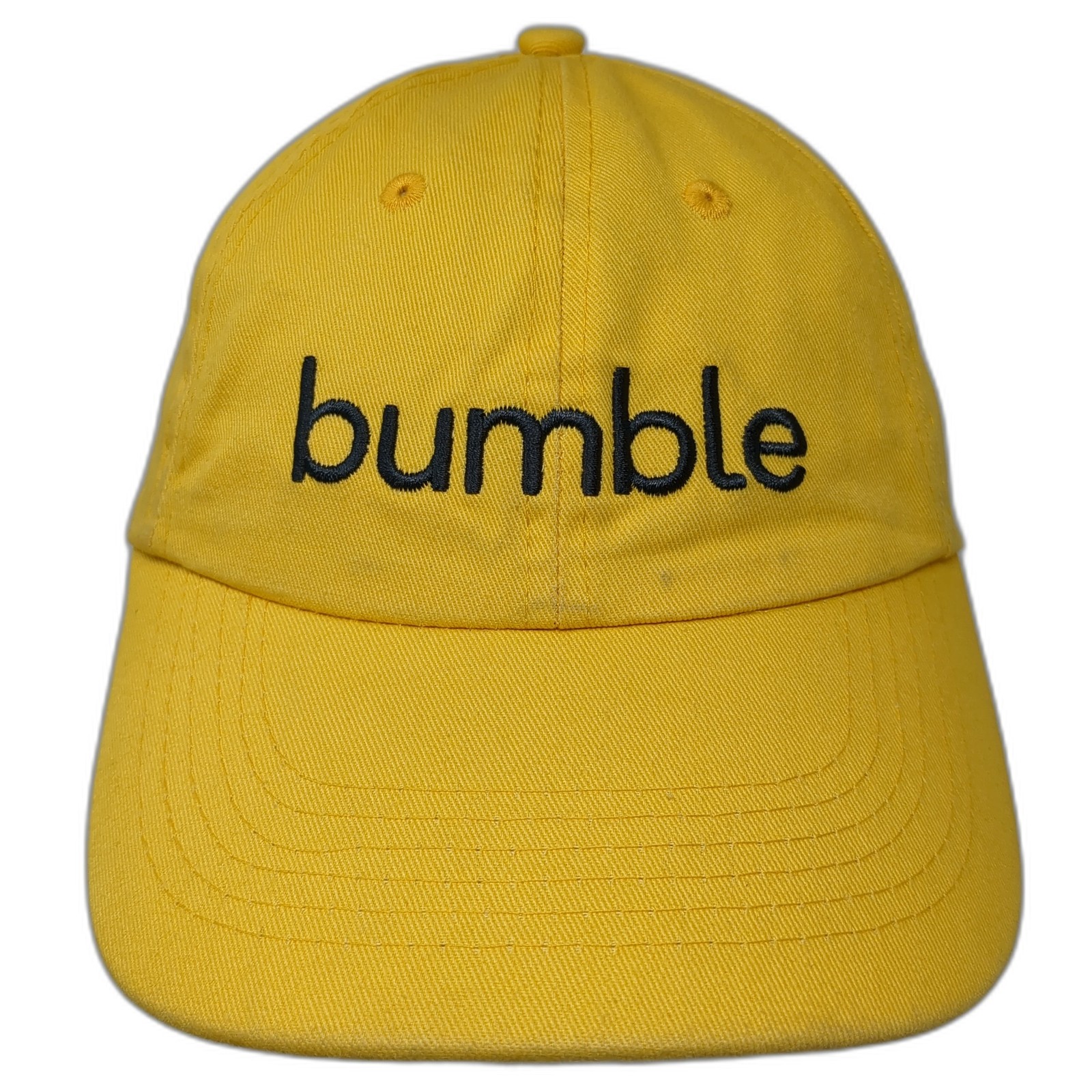 Bumble Strapback Hat Yellow One Size Adjustable E… - image 1