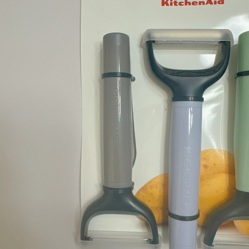 Набор из 3 ножей для нарезки Kitchenaid нержавеющая сталь прямые зазубренные Julienn⚡️БЫСТРО - Изображение 2 из 4