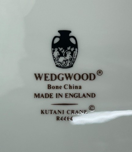 Wedgwood Kutani Crane Servizio Piatto Ovale e Ciotola Verdure NUOVO Leggi Descrizione - Foto 8 di 9