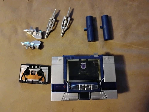Transformers 2018 G1 Reissue Soundwave & Buzzsaw Figures Hasbro Loose Complete