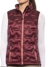 Gerry burgundy puffer vest size medium