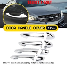 Gloss Chrome Door Handle Cover Trim For Mercedes-Benz E W212 W204 ML W166 4-20X