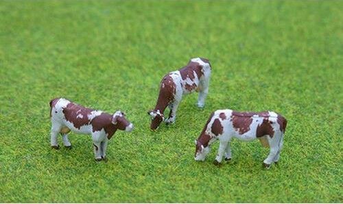 Cows White Metal Painted - Pack of 3 - OO/HO gauge Figures P&D Marsh PDZ48