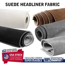 Suede Material Headliner Fabric Multi Color 60" W Car Roof Liner Replace Foam
