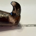 Purple Glass Eagle Decorative Bottle with Removable Stopper Animal Theme — photo 7