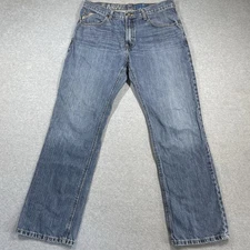 Ariat M2 Relaxed Boot Jeans Mens 34x32 Fit 34x31 Blue Medium Wash Denim Cowboy