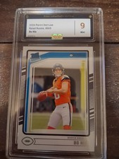 2024 Panini Donruss Rated Rookie Bo Nix Denver Broncos #369 GAS Mint 9