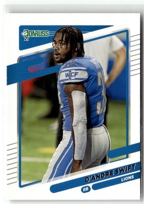 2021 Donruss #171b D'Andre Swift No Helmet