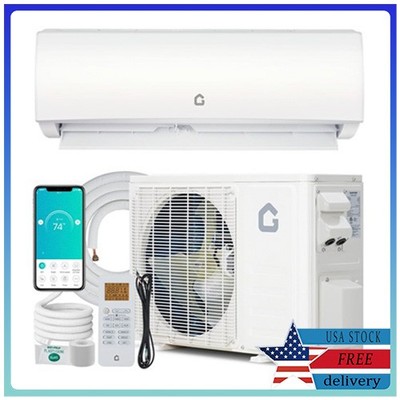 18000 BTU Wall-Mounted Split-System Air Conditioners/Heat Pump 21 SEER2 208-230V