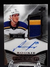 2022-23 Upper Deck Premier Rookie Patch Auto Nikita Alexandrov /249