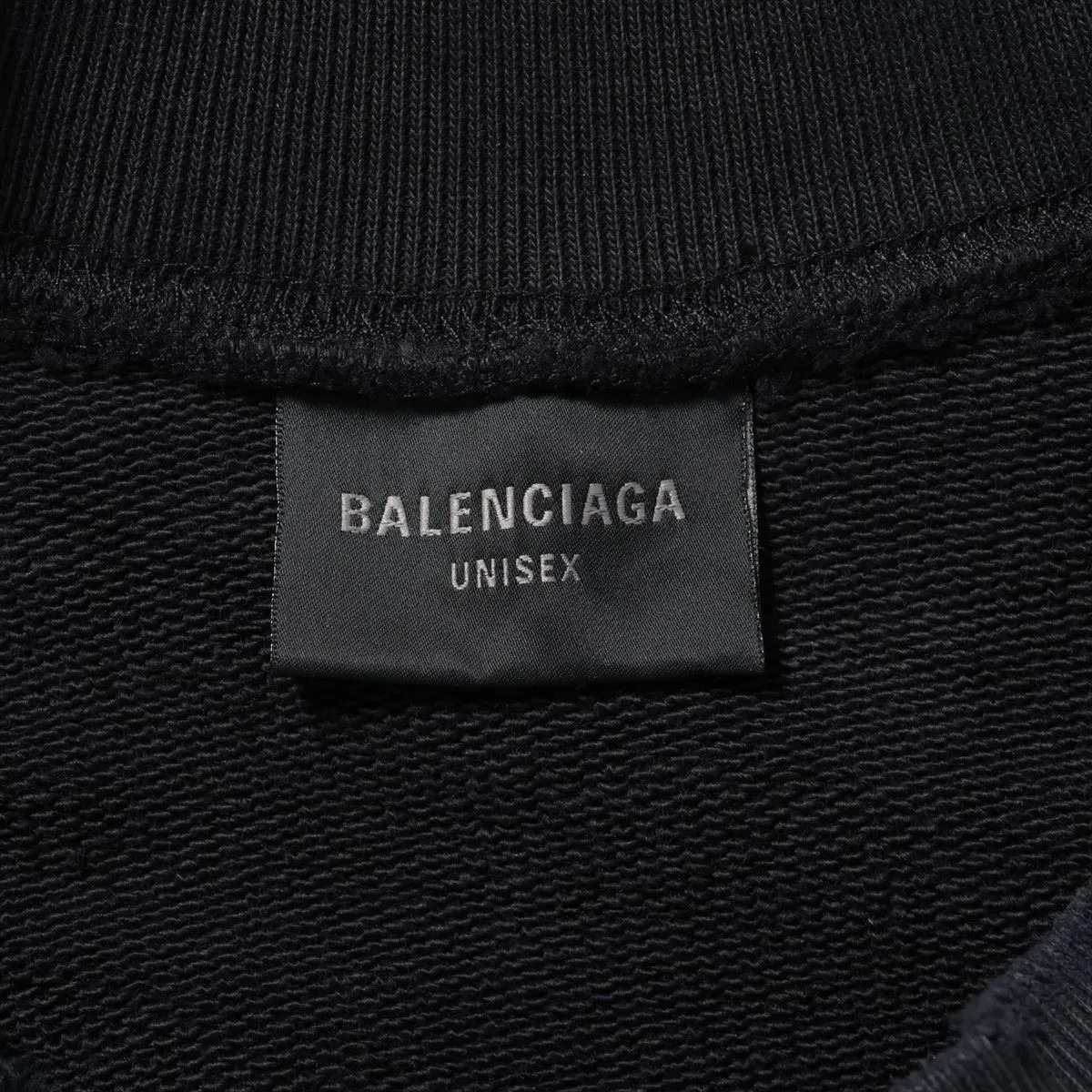 Balenciaga 23 years Cotton Basic knitted fabric S Men's gray x black  791614 Dam thumbnail 5
