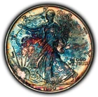 1990 1 oz Silver American Eagle - PQ Monster Rainbow Toning - SKU-B5255