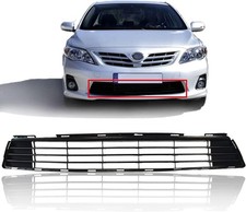 Bewild Front Bumper Lower Grille Fit For 2011-2013 Toyota Corolla Black Bumper C