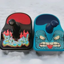 ZIPFY Freestyle Mini Luge  Alpine Racing #22 Graffiti & Maori #26 Limited Editio