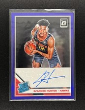 De'Andre Hunter 2019-20 Donruss Optic #198 Rated Rookies Signatures Purple