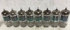 8 PACK PERFECT NOS MATCHED SET OF 8 JAN PHILIPS TUBES 5814A 12AU7 ECC82 USA MADE