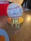 enos slaughter signed baseball