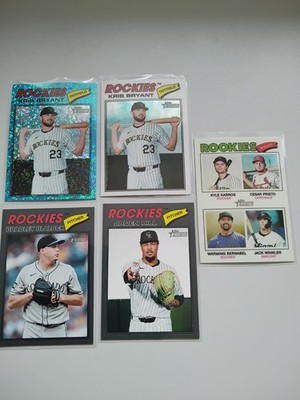 2026 Topps Heritage - Colorado Rockies Inserts Lot