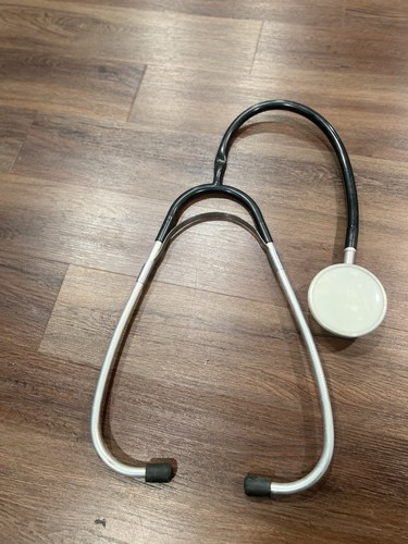 Vintage extra großes gigantisches Ärzte Requisiten Stethoskop aus Gummi und Metall - Bild 8 von 12