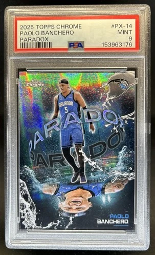 2025 Topps Chrome Paolo Banchero Base (PSA 9)