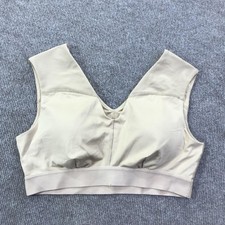 Tommie Copper Shoulder Support Bra Womens XL Beige Sports Bra Copper Znergy Mesh