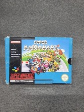 Super Mario Kart Super Nintendo SNES Complete In Box PAL With Manual