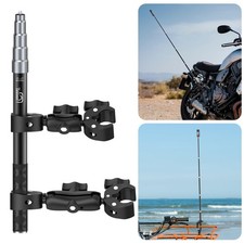 Taisioner Aluminum Alloy Motorcycle Bike Mount Double clamp with 47" Invisibl...