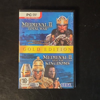 Medieval II Total War Gold Edition PC SEGA Expansion Pack Strategy War PAL