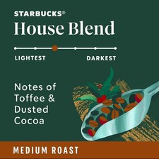 Starbucks House Blend, Ground Coffee, Medium ...