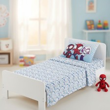 3-Piece Marvel Spidey Toddler Bedding Set - Ultra-Soft, Machine Washable Sheets
