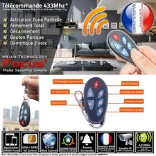Meian PB-403R 433MHz contrôleur 2 canaux domotique pour maison et bureau