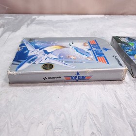 Top Gun 1 + 2 The Second Mission Set NES Carrito Funda Manual Completo en Caja CIB