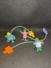 The Dinosaurs TV Show Sinclair Family McDonalds Figures Lot of 3 Moving 90s Toys