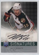 2008-09 Upper Deck Be a Player Signatures Nick Schultz #S-NS Auto 0nr3