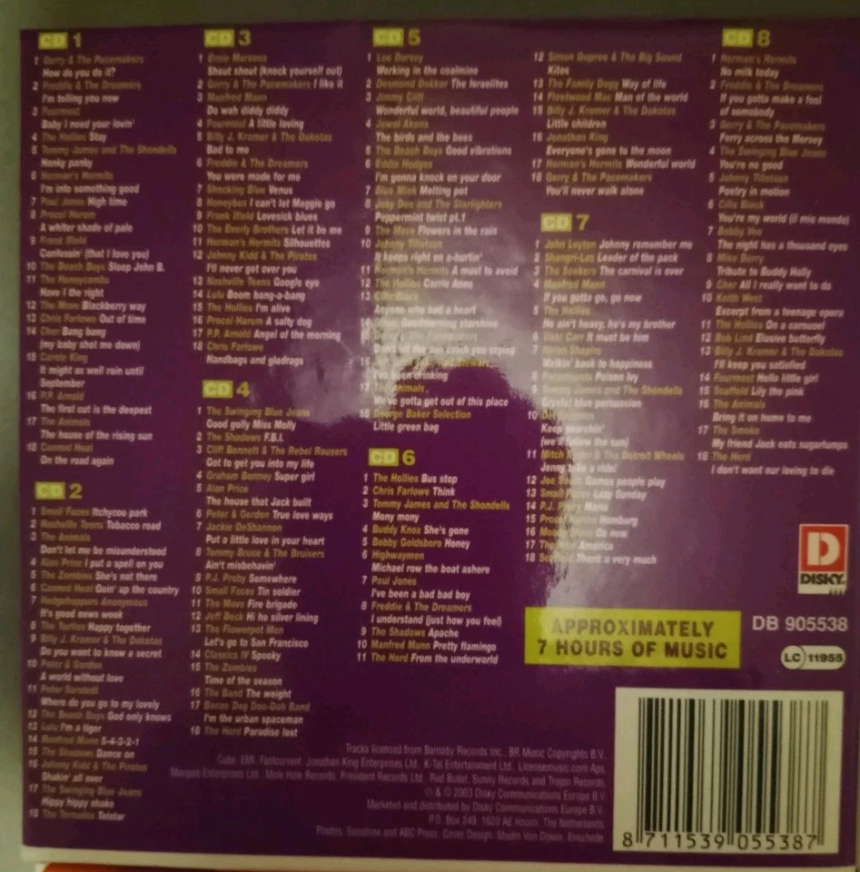 CD BOX Greatest Hits 60er, 70er, 80er 4x8 CDs - Bild 2 von 4