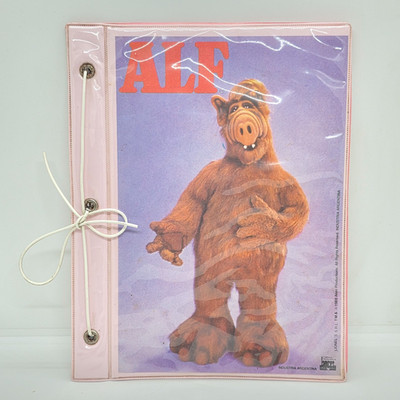 ALF ACCESSORY SCHOOL FOLDER BINDER BRAND PARA MI 1988