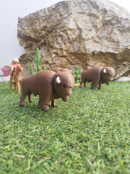 Bisonte Playmobil Impresión 3D