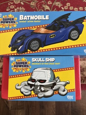 DC Direct SUPER POWERS Vehicles BATMOBILE & Skull Ship Mcfarlane Toys