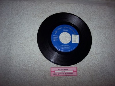 SLADE--LITTLE SHEILA / LOCK UP YOUR DAUGHTERS w JUKE BOX STRIP  45  #540