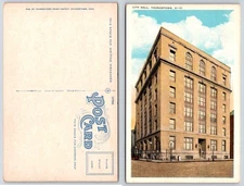 Youngstown Ohio City Hall Postcard AE558