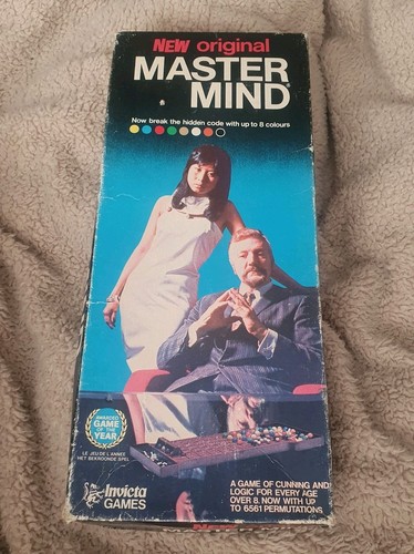 Vintage Invicta Original Master Mind Game 1972 Boxed - Picture 1 of 8